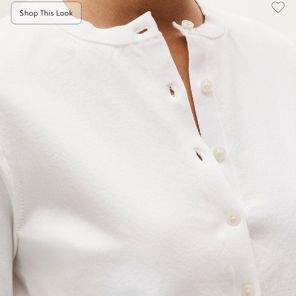 J.Crew New Jackie cardigan in premium ultra-fine cotton blend - Picture 2 of 8